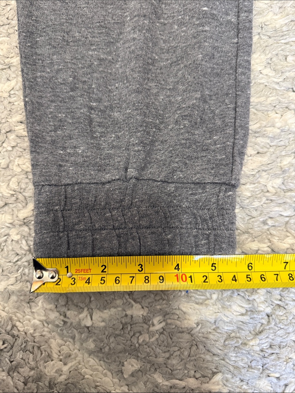 Women’s Medium Madewell Heather Charcoal Drawstring Jogger Pants - Picture 5 of 7